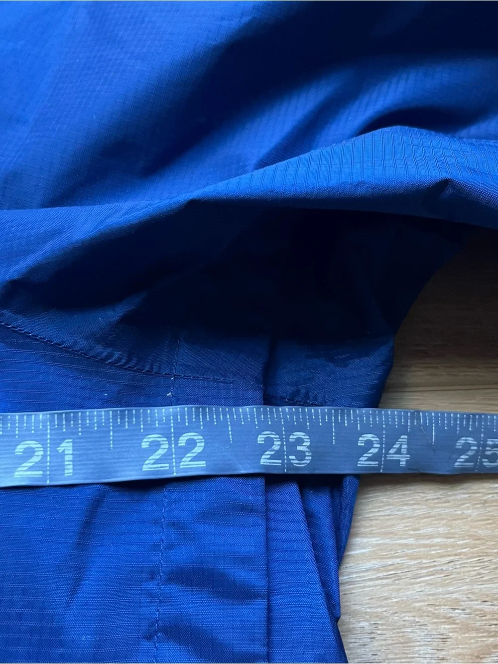 Patagonia torrentshell H2nO blue hooded rain jacket coat outdoor large *read